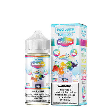 POD Juice Freeze Synthetic Nicotine E-Liquid 100ML (MSRP $24.99)