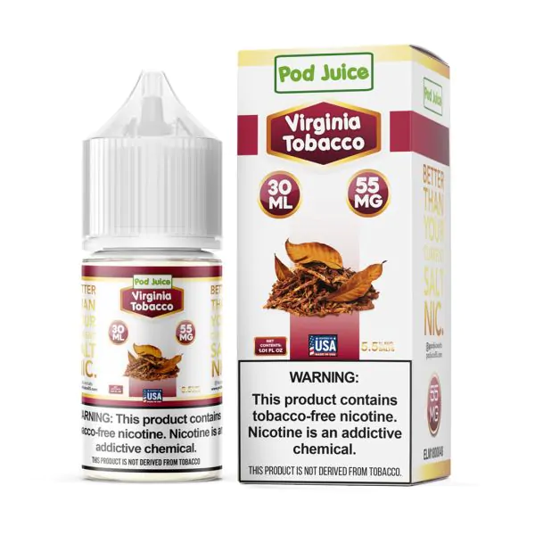 POD Juice Synthetic Nicotine Salt E-Liquid 10MG 30ML (MSRP $19.99)