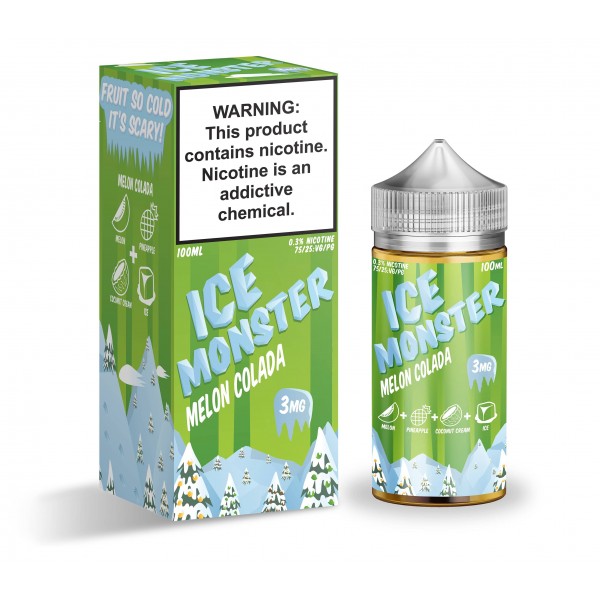 Ice Monster Synthetic Nicotine E-Liquid 100ML (MSRP $30.00)