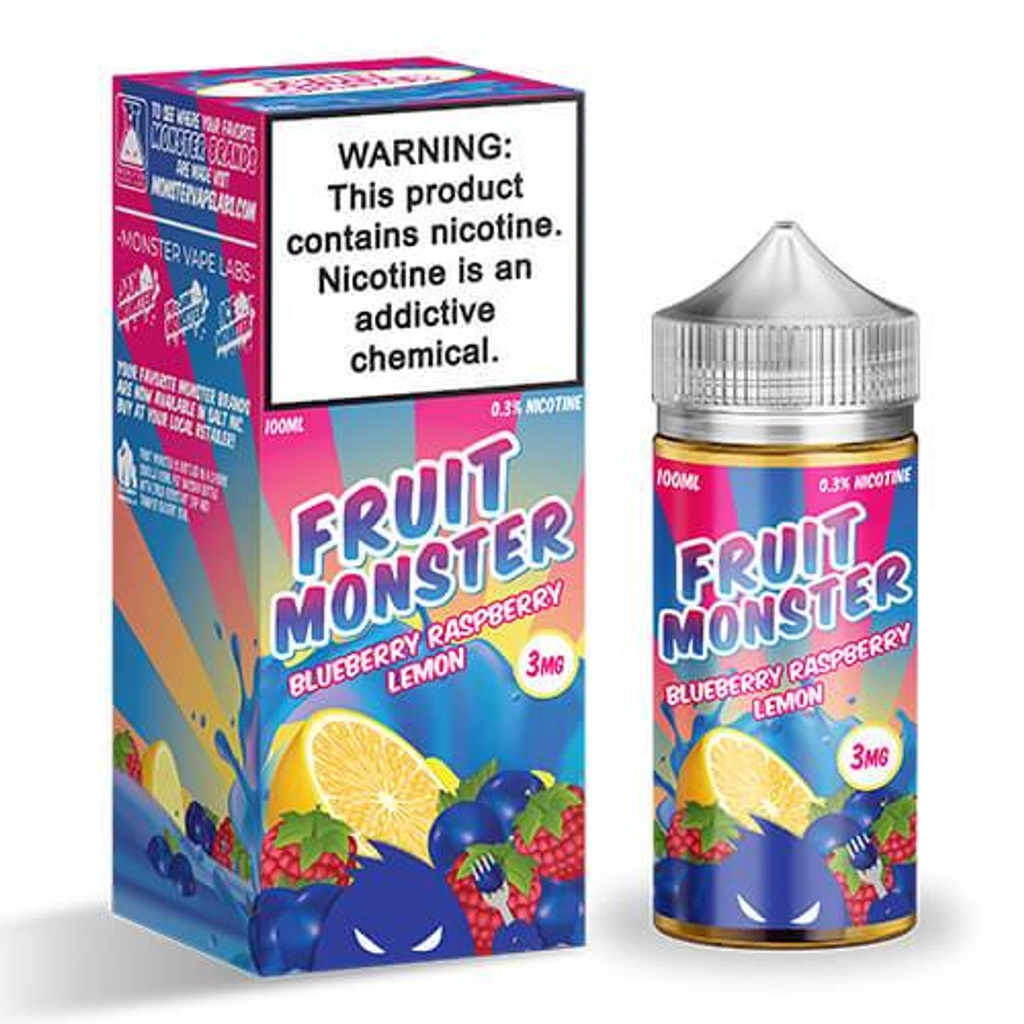 Fruit Monster Synthetic Nicotine E-Liquid 100ML (MSRP $30.00)
