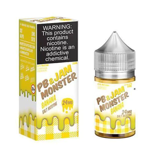 PB & Jam Monster Synthetic Nicotine Salt E-Liquid 30ML (MSRP $20.00)