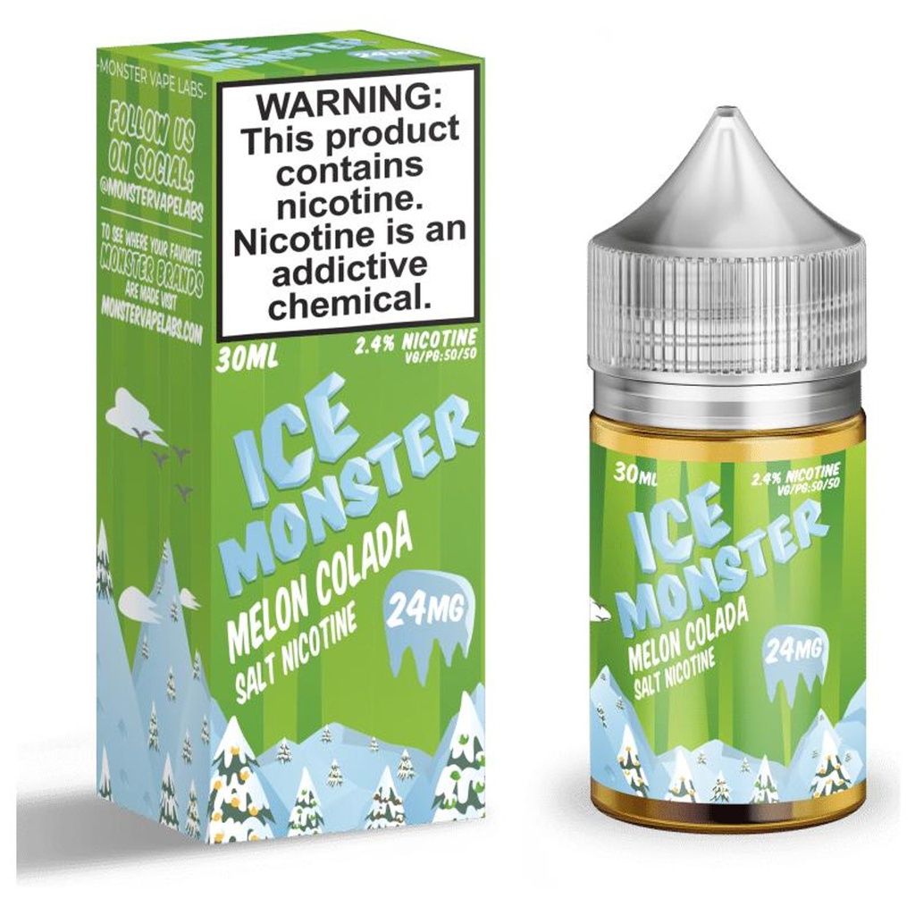 Ice Monster Synthetic Nicotine Salt E-Liquid 30ML (MSRP $20.00)