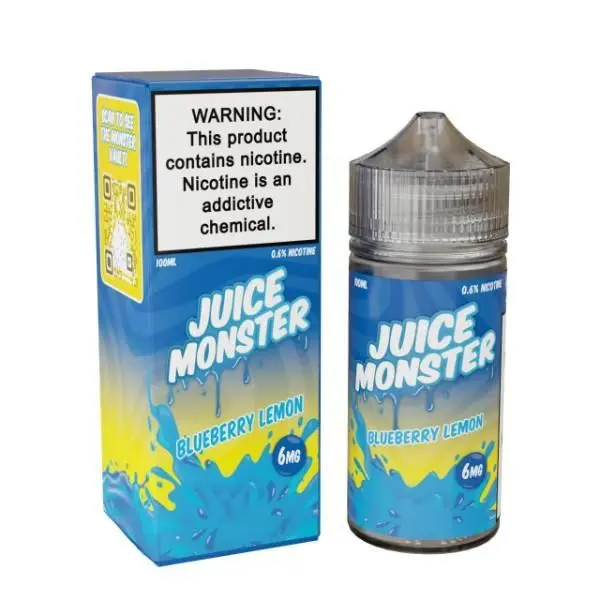 Juice Monster Synthetic Nicotine E-Liquid By Monster Vape Labs 100ML (MSRP $24.99)