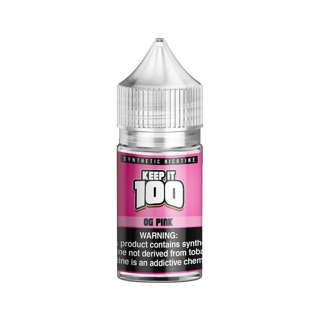 Keep It 100 Synthetic Nicotine Salt E-Liquid 30ML (MSRP $25.00)