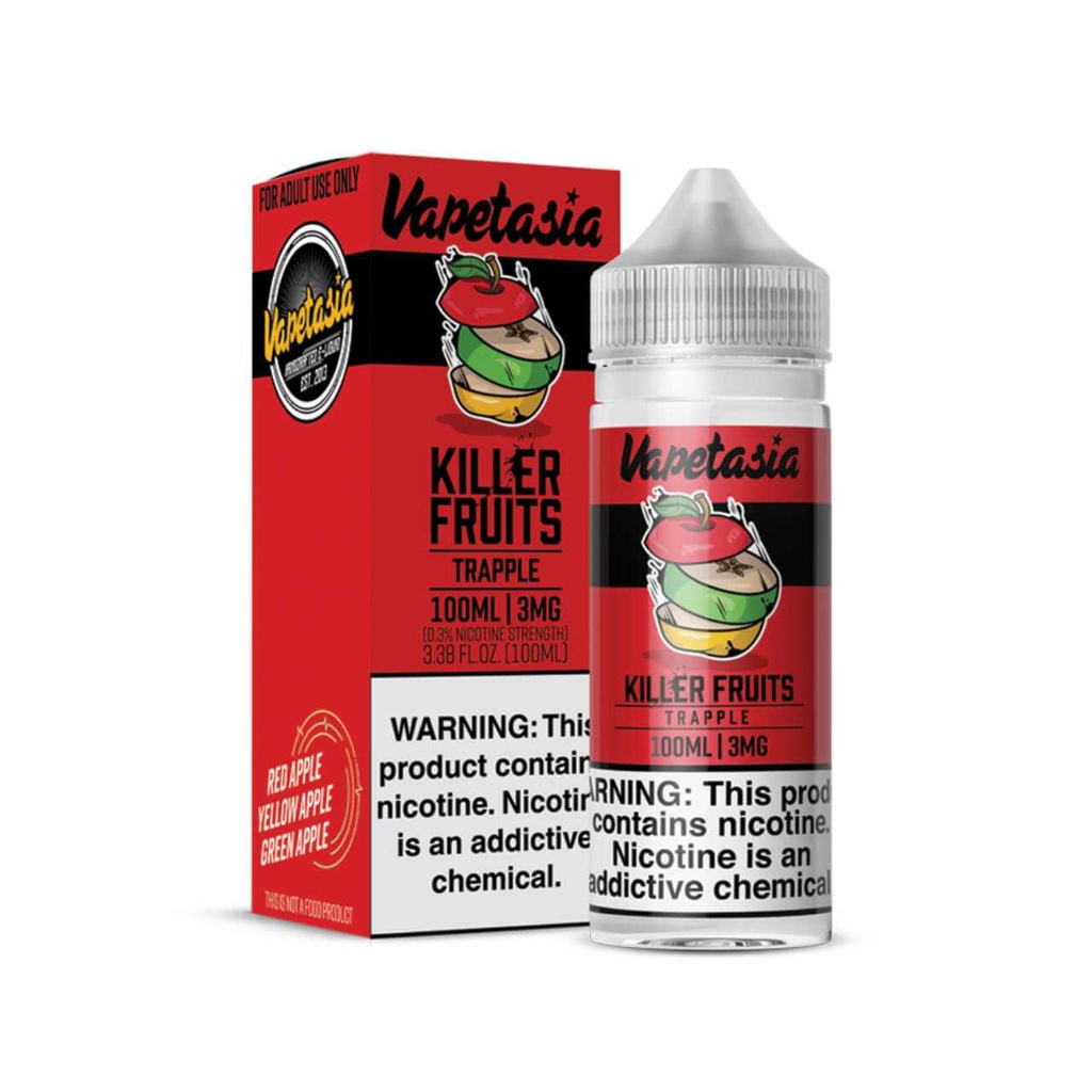 Killer Fruits By Vapetasia Synthetic Nicotine E-Liquid 100ML (MSRP $35.00)