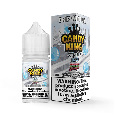 Candy King On Salt ICED Nicotine Salt E-Liquid 30ML (MSRP $19.99)