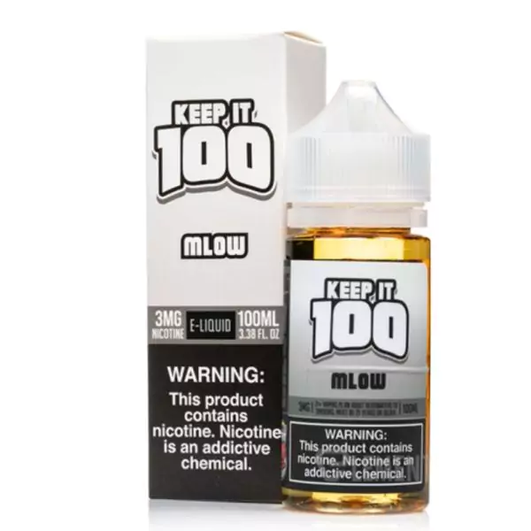 Keep It 100 Nicotine E-Liquid 100ML (MSRP $30.00)