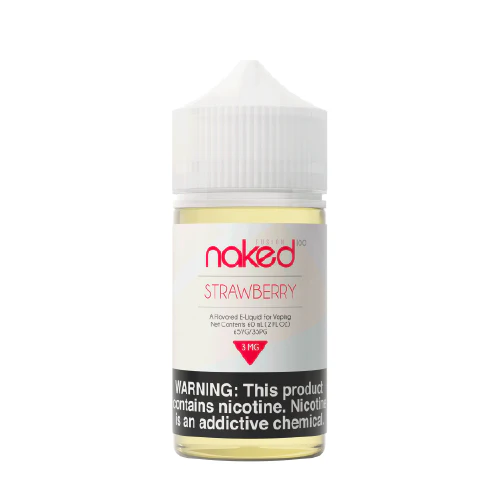 Naked 100 Fusion E-Liquid 60ML (MSRP $25.00) - Strawberry / Yummy Gum / Yummy Strawberry / Triple Strawberry