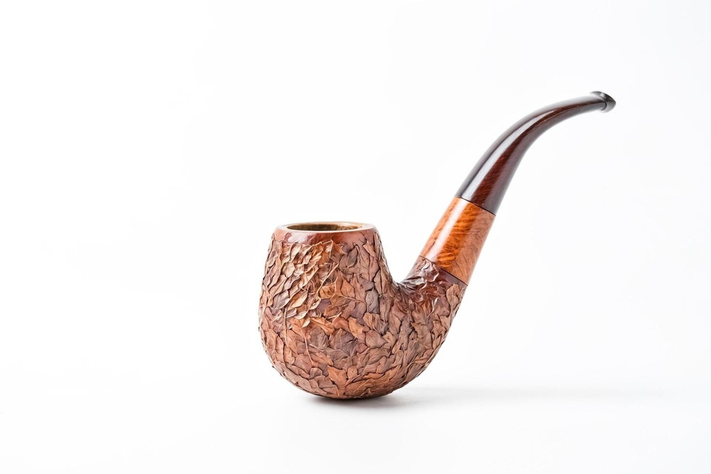 High Quality Tobacco Pipe With Botanical Motif [30411] (MSRP $10.00)