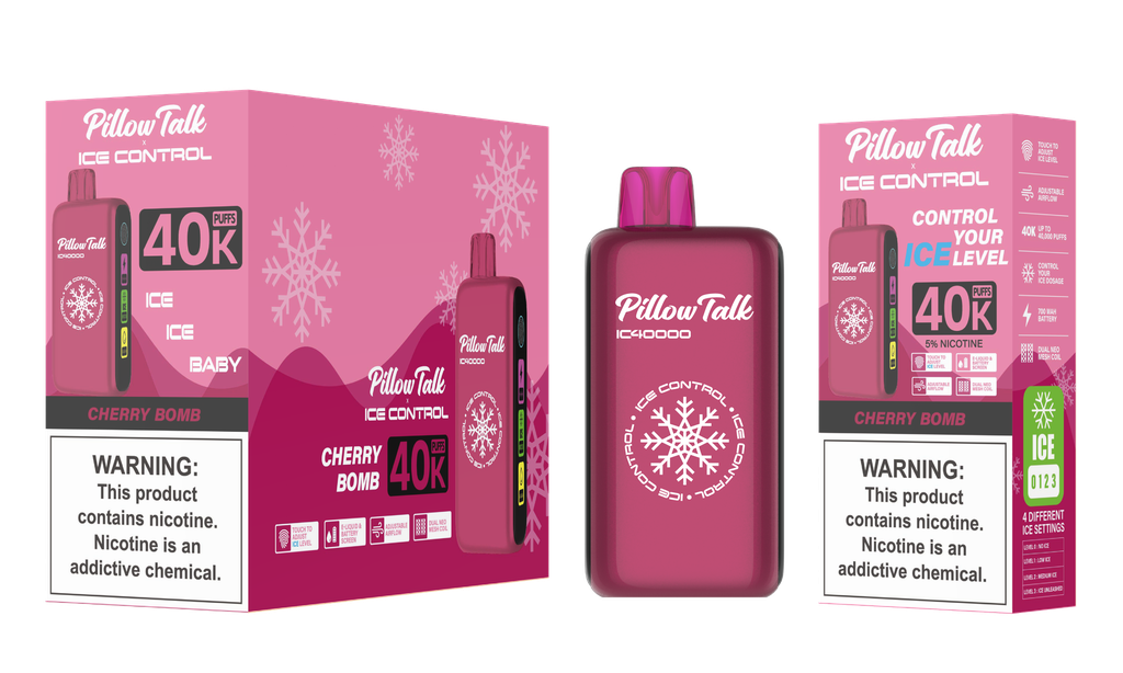 Pillow Talk Ice Control IC40000 Puffs - Display of 5 (TEXAS COMPLIANT)