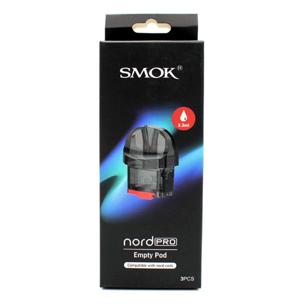 SMOK Nord Pro 3.3ML Empty Refillable Replacement Pod - Pack of 3