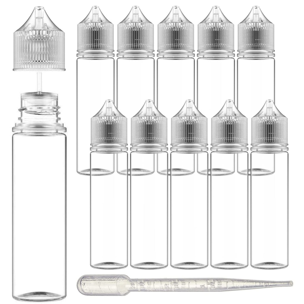 Chubby Gorilla V3 Signature 50ML PET Unicorn Bottles With Child Resistant Caps And Tamper Evident Seal - Case Of 500