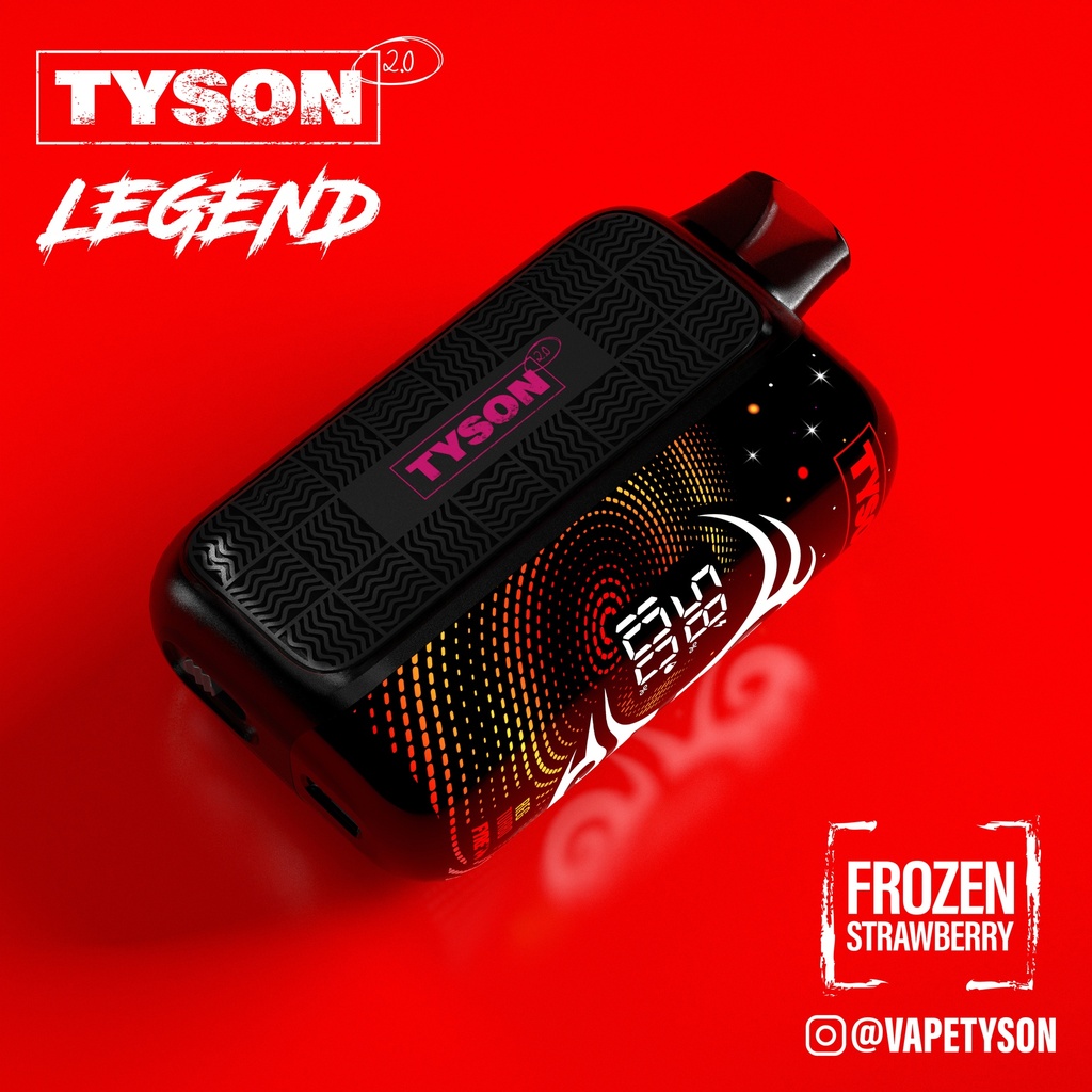 Tyson 2.0 Legend 30K Puffs - Display of 5