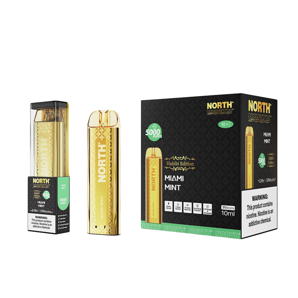 North 5000 Habibi Edition Puffs - Display of 10