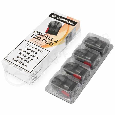 Vaporesso OSMALL 2 2ML Refillable Replacement Pod - Pack of 4 (MSRP $15.00)