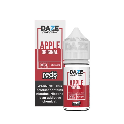 Reds Apple Nicotine Salt E-Liquid By 7 Daze 30ML