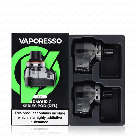 Vaporesso Armour G Series 5ML Refillable Replacement Pod - Pack of 2 (MSRP $15.00)