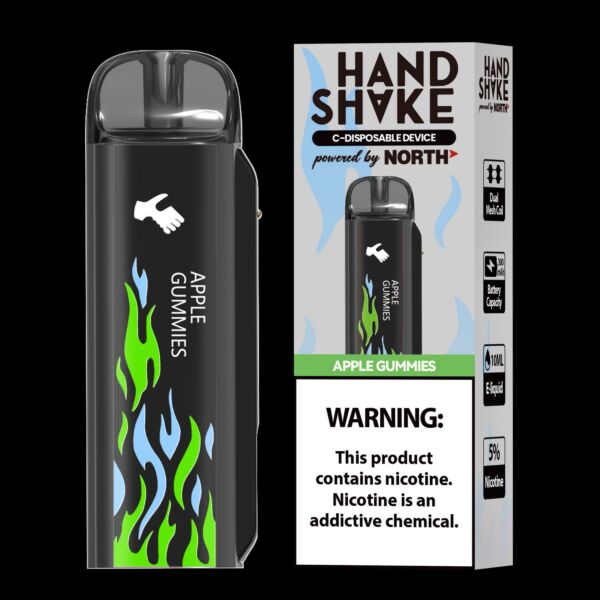 HandShake Powered by North 15ML 15K Puffs Smart C-Disposable Pod - Display of 5 (MSRP $15.00 Each)