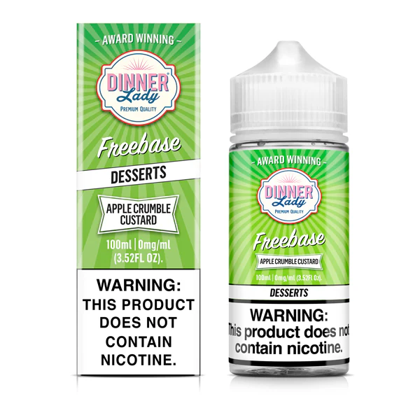Dinner Lady Freebase Nicotine E-Liquid 100ML (MSRP $19.99)