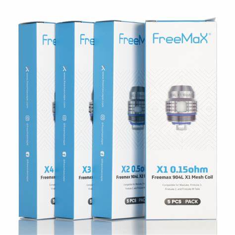 FreeMax 904L X Mesh Replacement Coils - Pack of 5 (MSRP $20.00 - $25.00)
