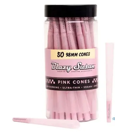Blazy Susan Pink Premium Pre-Rolled Cones (MSRP $1.00 - $9.99  Each)