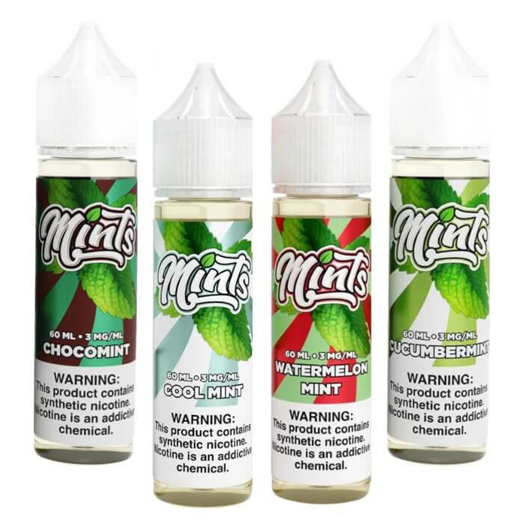 Mints Synthetic Nicotine E-Liquid By Verdict Vapors 120ML (2 x 60ML) (MSRP $22.00)