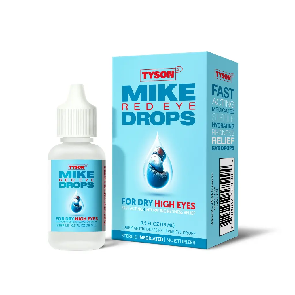  Tyson 2.0 Mike Red Eye Drops 15ML - Display of 30 (MSRP $6.99 Each)