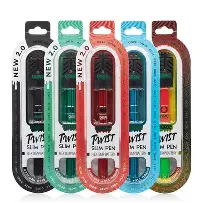 Ooze Twist Slim Pen 2.0 Flex Temp 320mAh Battery With USB  Charger & Dual Charging Ports (MSRP $19.99)