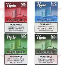 Hyde Nicotine Strips - 20 Strips Per Pack - Display of 5 Packs (MSRP $7.99 Each)