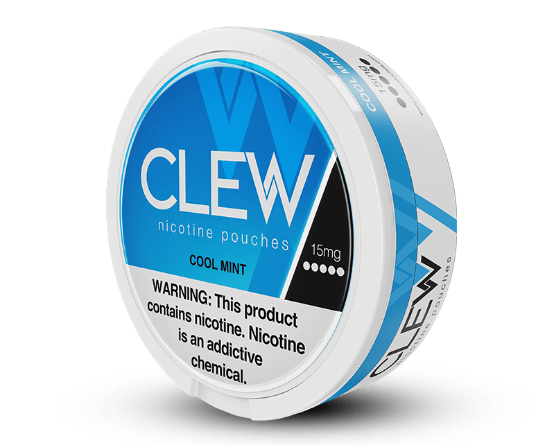 CLEW Nicotine Pouches - 20 Pouches Per Can - Pack of 5 Cans