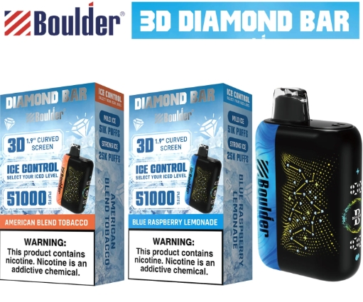 Boulder Diamond Bar 51K Puffs - Display of 5