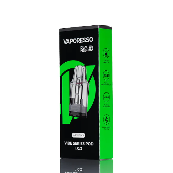Vaporesso Vibe Series 4.5ML Refillable Replacement Cartridge Pod - Pack of 2 (MSRP $10.00)