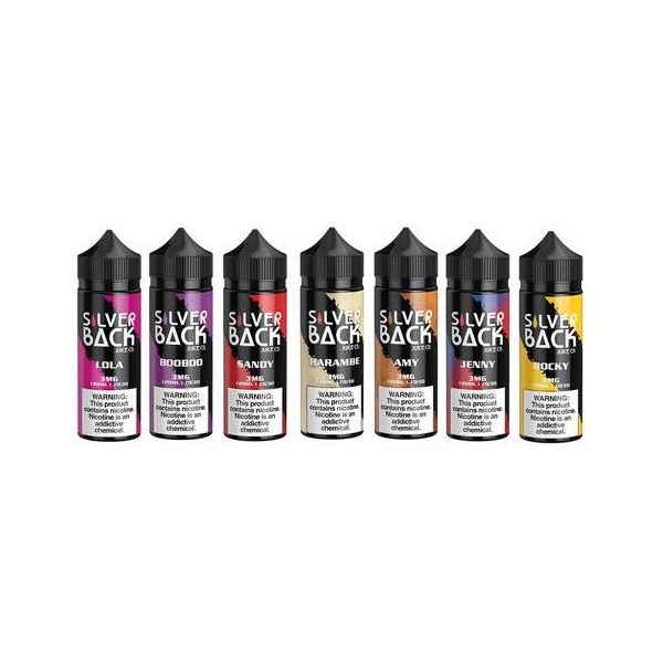  Silverback Juice Co. Synthetic E-Liquid 120ML (MSRP $32.99)