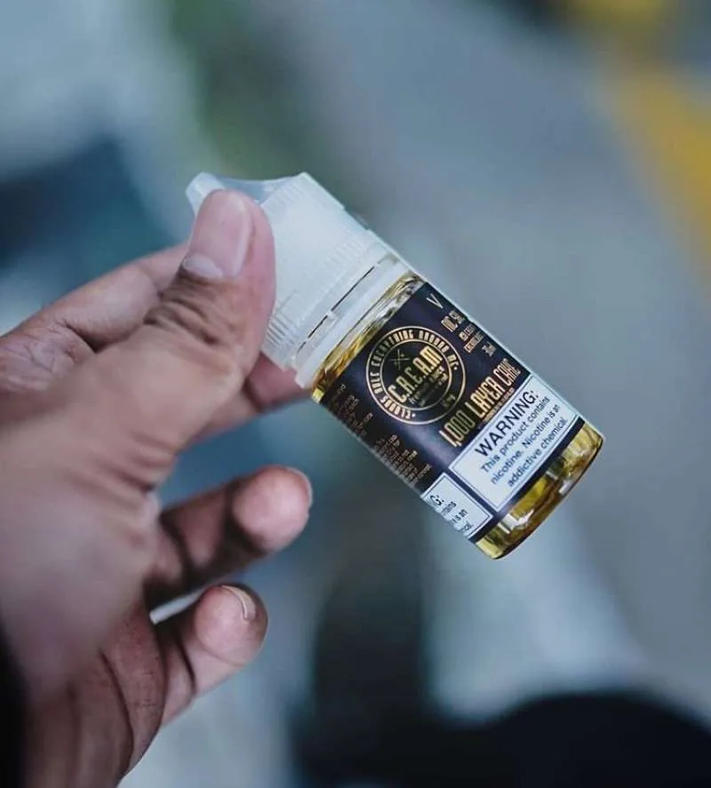 C.R.E.A.M Vapor Co. Nicotine Salt  E-Liquid 30ML (MSRP $18.99)