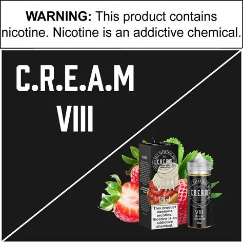 C.R.E.A.M Vapor Co. Nicotine E-Liquid 120ML (MSRP $21.99)
