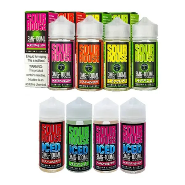  Sour House Iced Nicotine E-Liquid 100ML (MSRP $19.99-$24.99)