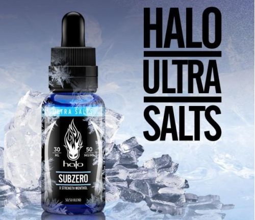 Halo Blue Series Nicotine Salt E-Liquid 30ML (MSRP $14.99)