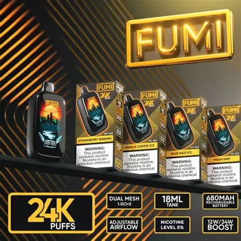 FUMI 24K Puffs - Display of 5