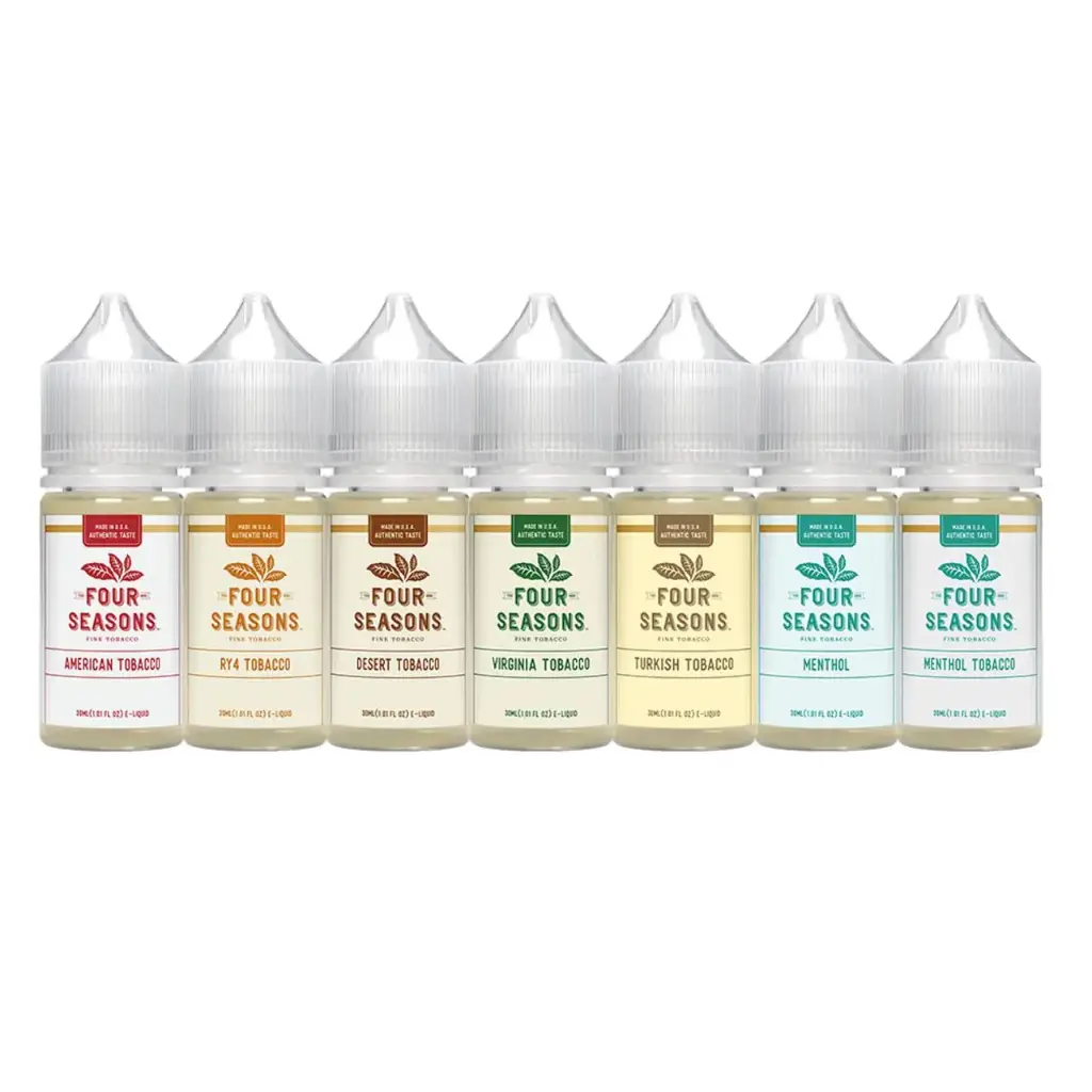 Four Seasons Fine Tobacco E-Liquid 30ML (MSRP $15.00)