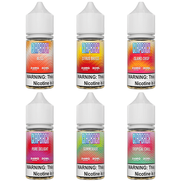 Clapback Nicotine Salt E-Liquid 30ML (MSRP $15.00) 
