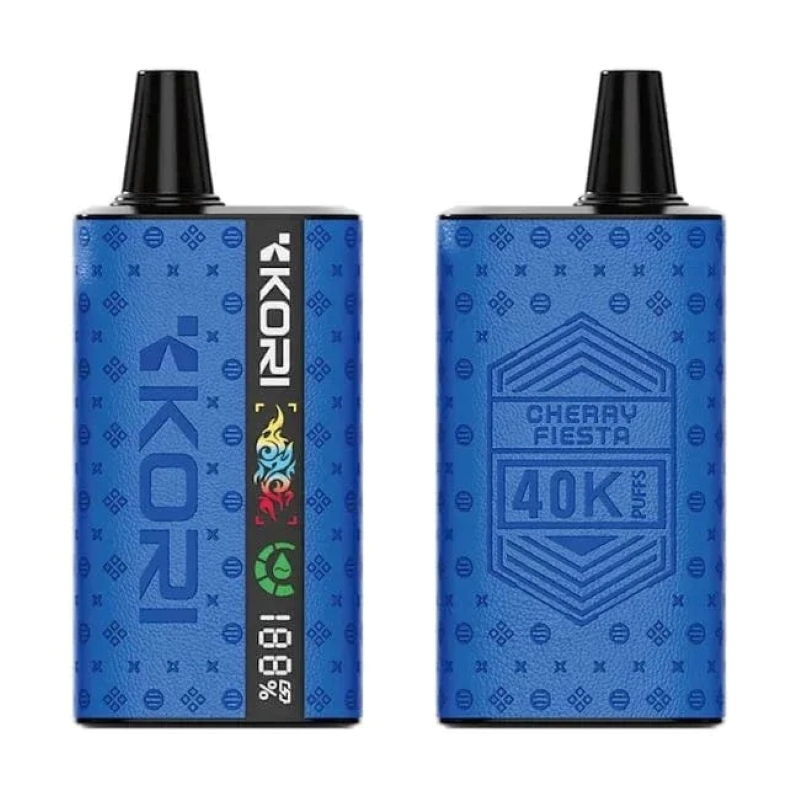 KORI-POCKET HOOKAH 40KPUFFS 45ML Disposable Device with Digital Tube Screen -Display of 5 (MSRP $21.99 Each)