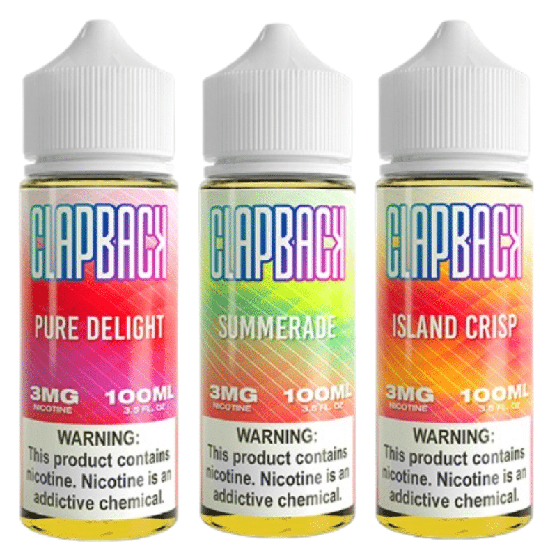 Clapback E-Liquid 100ML (MSRP $24.99) 