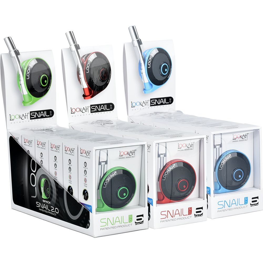 Lookah SNAIL 2.0 350mAh VV 510 CE3 Vaporizer Mod - Pack of 6 