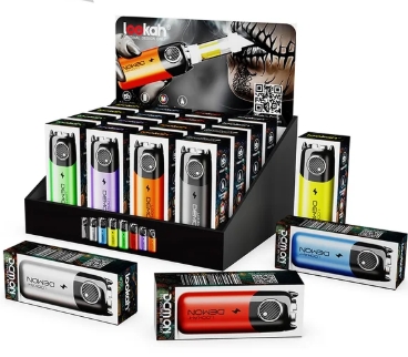 Lookah Demon 500mAh VV 510 Cartridge Mod Battery - Assorted Colors - Display of 16 (MSRP $19.99 Each)