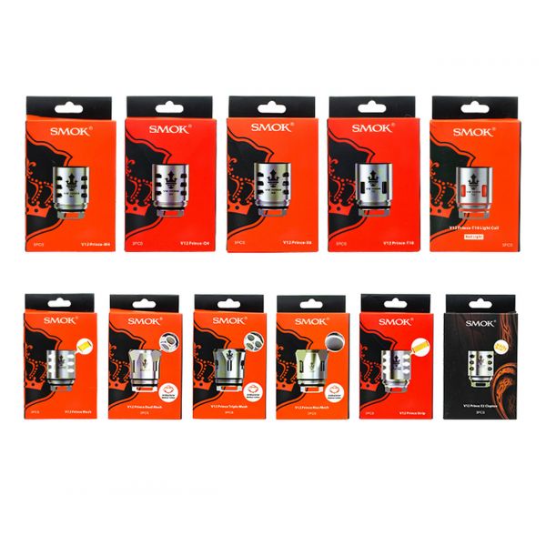 SMOK TFV12 Prince Tank Replacement Coils - Pack of 3 (MSRP $20.00) 