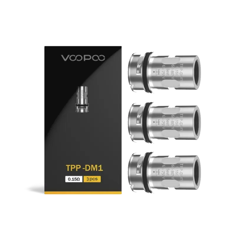 VooPoo TPP Replacement Coils - Pack of 3 (MSRP $15.00) 