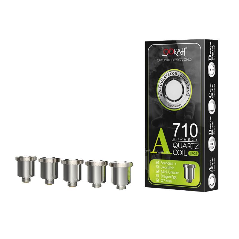 Lookah 710 Connect Quartz Replacement Coils - Pack of 5 (MSRP $40.00) 