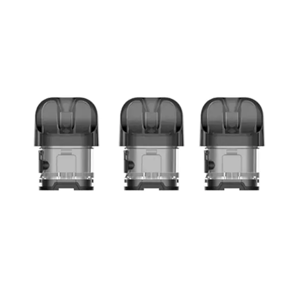 SMOK Novo 4 Mini 2ML Refillable Replacement Pod - Pack of 3 (MSRP $15.00) - Transparent Black