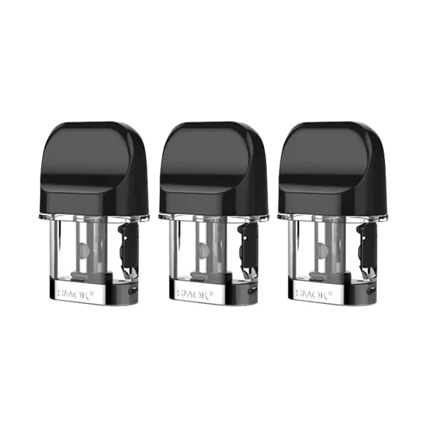 SMOK Novo Pod 2ML Refillable Replacement Top-Fill Pod - Pack of 3 (MSRP $15.00)