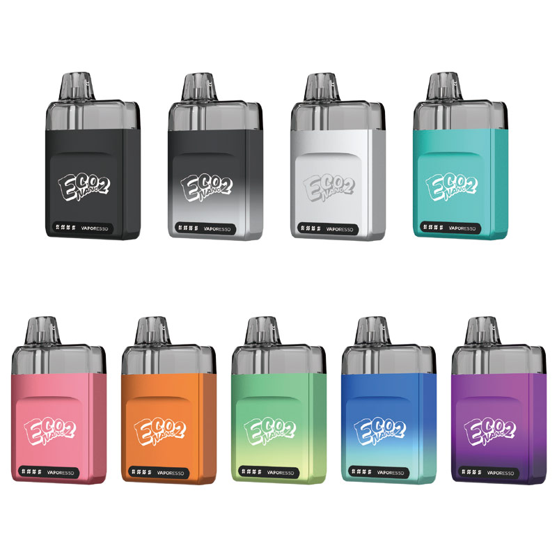 Vaporesso ECO NANO 2 1000mAh Pod System Starter Kit With Refillable 6ML Eco Nano Pod (MSRP $20.00)